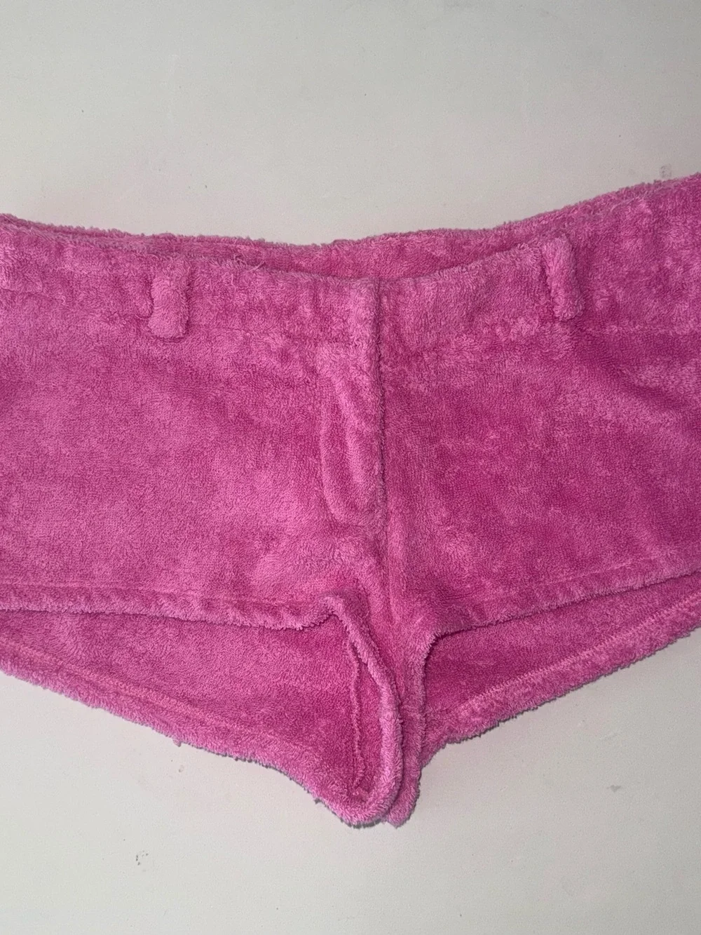 Skims Swim Terry Cover up Shorts Medium Neon Orchid